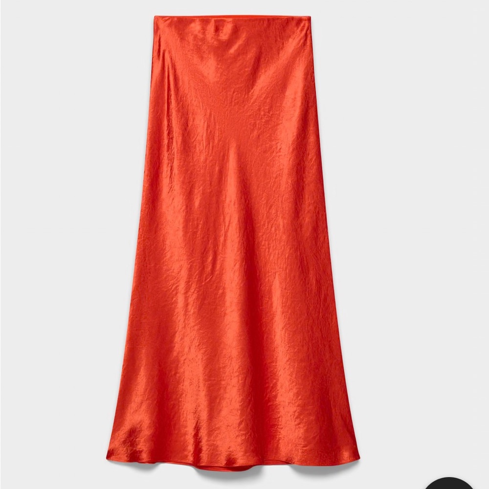 Babaton Maxi Slip Skirt 10 Hot Cheeky Red